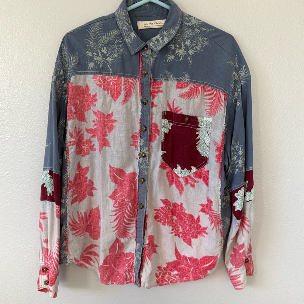 Free People Button Down W’s M